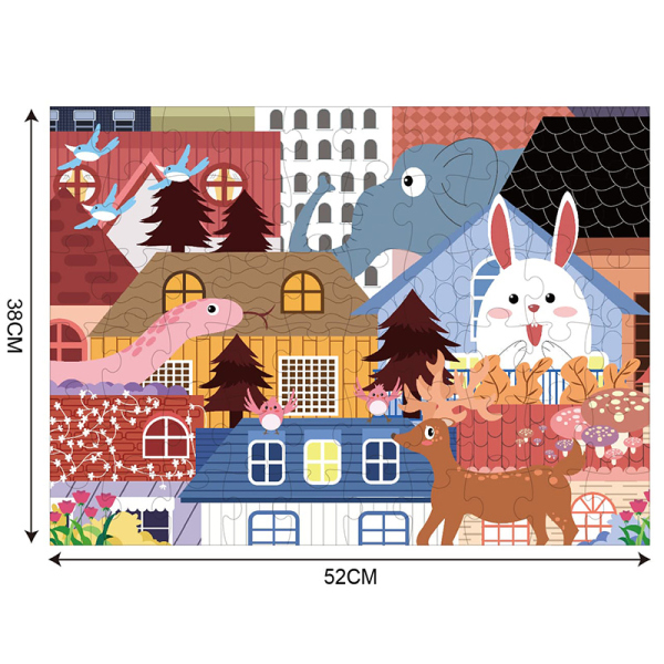 60pcs Illustration Series Puzzle