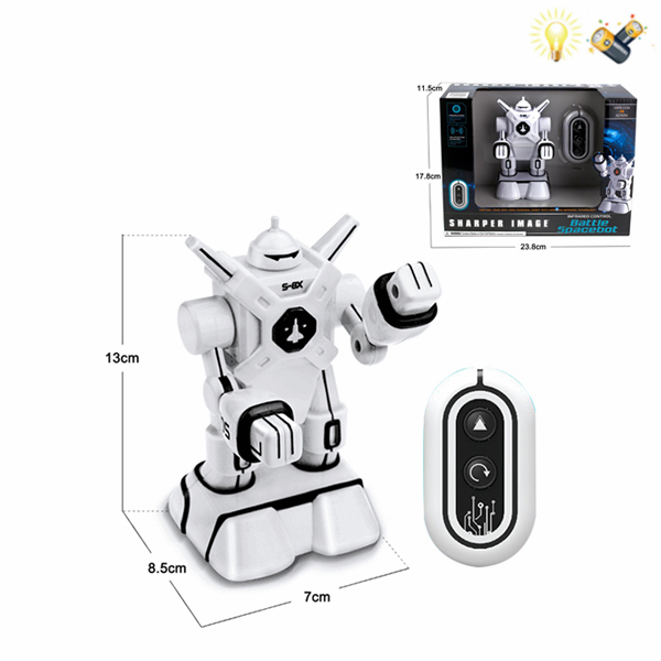 Robot Remote Control 2 directions Lights With battery Plastic【English Packaging】_200612151_hd