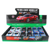 12PCS Автомобиль 4 цвета. Инерционный механизм с отводом назад  Масштаб 1:36 Материал с нанесением краски Металл【Упаковка на английском языке】_P02387908_4_m