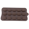 15 pieces of chocolate molds with different shapes,one colour only,Silica gel【English Packaging】_P02550101_4_m