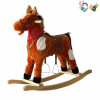 Electric wooden rocking horse With battery Wooden horse Music 【English Packaging】_201278799