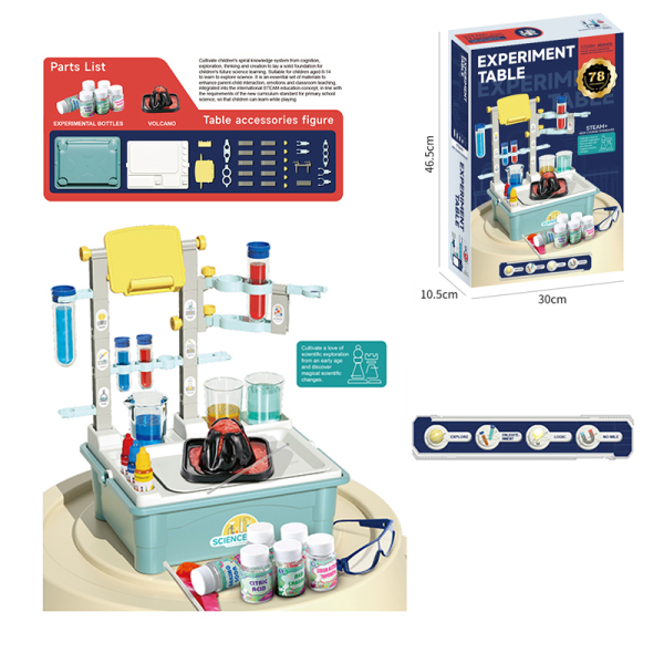 Science Experiment Storage Small Table Set,Chemical experiment,Plastic【English Packaging】_201562672_hd