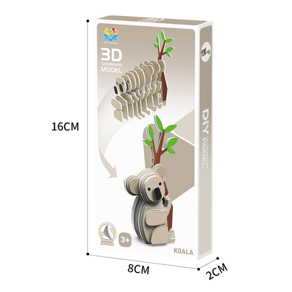 3D стереопазл Животные