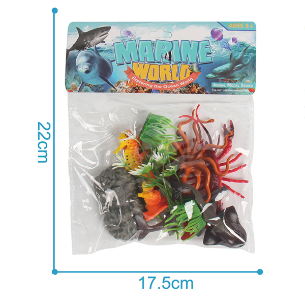 Underwater animal set