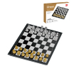 Magnetic Gold and Silver Chess Chess/Checkers/Backgammon Plastic【English Packaging】_200789467