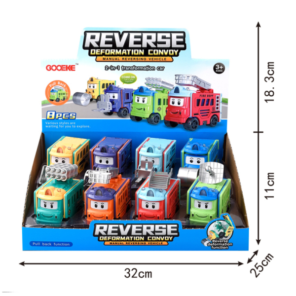 Реверсивный автомобиль 8 цветов