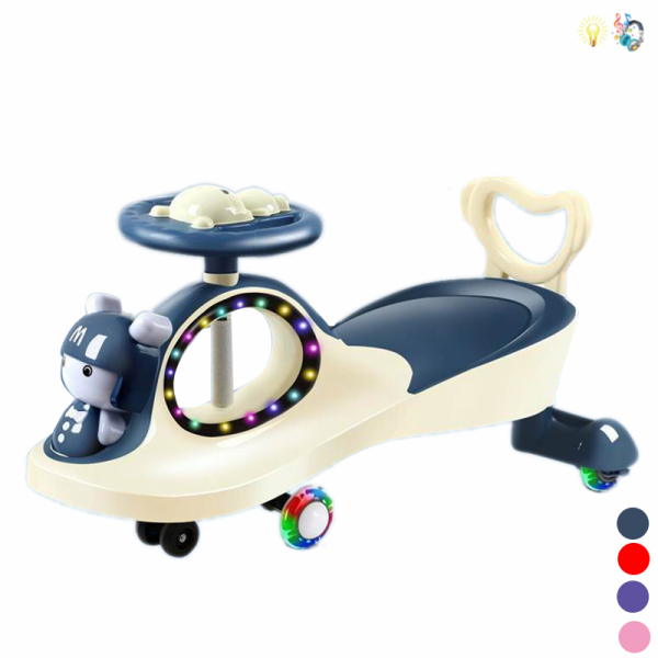 Children's Twister Blue/Pink/Red/Purple 4 colors,Baby walker,Six-wheel,IC without language,Lights,Music,Plastic【English Packaging】_201641058_hd