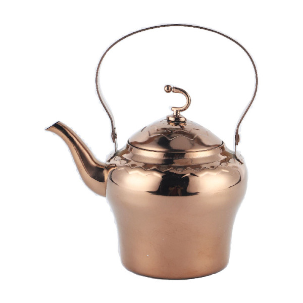 1.5L large Roman steel handle rose gold stainless steel kettle 16CM  one colour only Metal【Packaging without Words】_201549961_hd