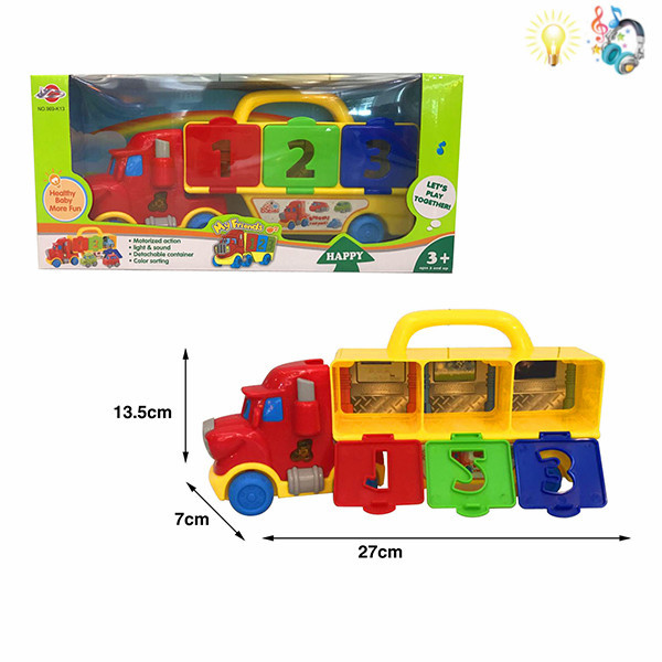 truck Electric Lights Music IC without language Non-transparent wheels Plastic【English Packaging】_200287941_hd