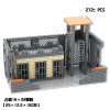 206 (pcs) Abandoned Building Sentry Station Block Set,Plastic【English Packaging】_P02969407_6_m