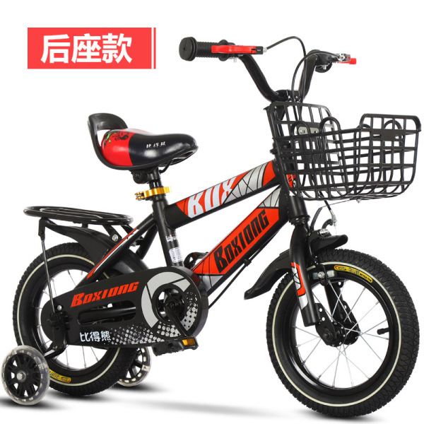 16 inch rear seat version children's bicycle,one colour only,Metal【Packaging without Words】_201729659_hd