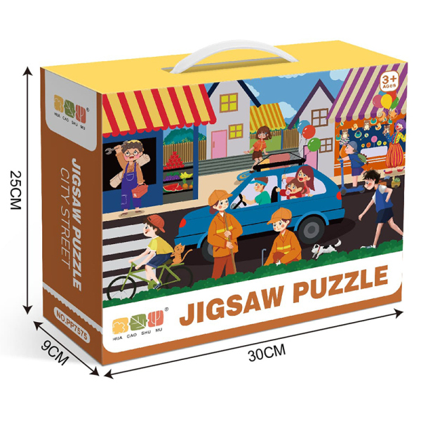 48pcs illustration series puzzle pieces