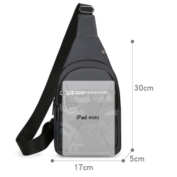 Multifunctional chest bag crossbody bag