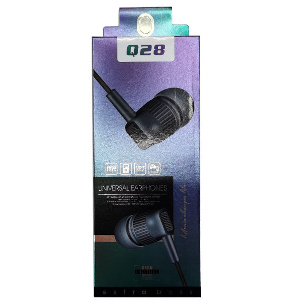 1.2 meter plug-in headset (metal + plastic)