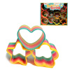 24PCS Taiwan Colorful Rainbow Circle,Circle, round shape,Not the usual type,5-10 cm,Plastic【English Packaging】_P02798235_2_m