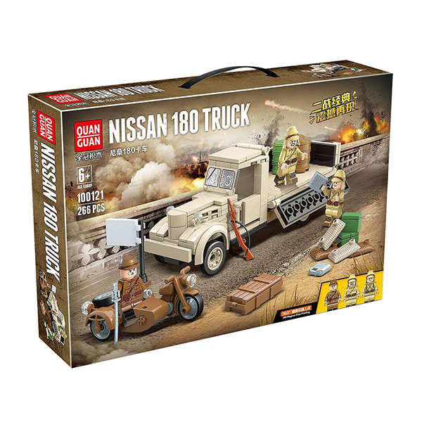 266pcs Japan:Nissan 180 Truck Block Set пластик【Упаковка на китайском и английском языках】_200902184_hd