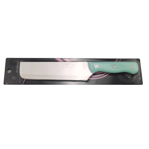 Plastic Handle Wide Chef's Knife Vegetable Knife