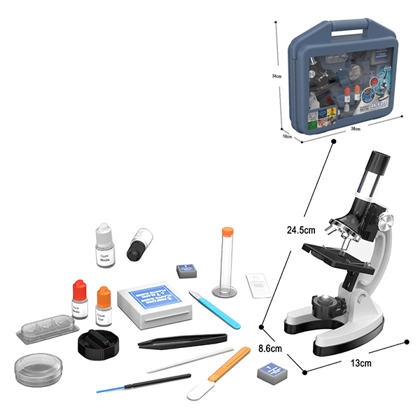 Набор микроскопов из сплава Микроскоп Металл【Упаковка на английском языке】_201036586_hd