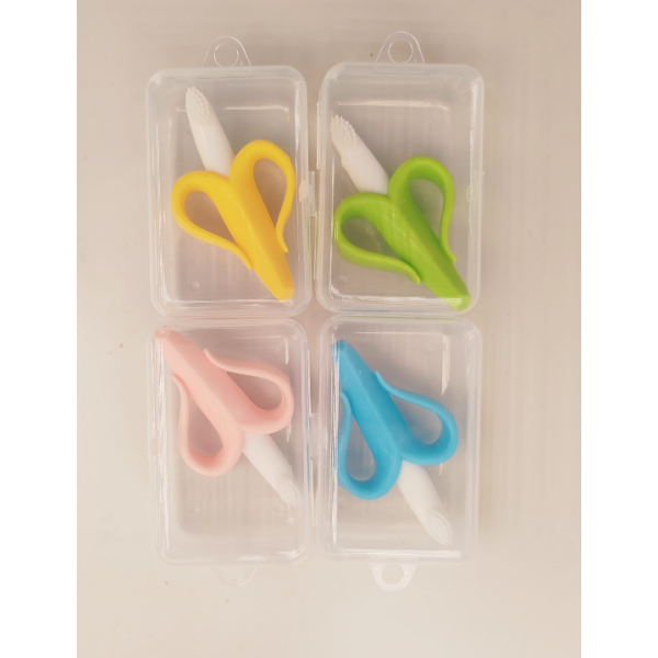 Banana Baby Silicone Teether,Mix color,Silica gel【Packaging without Words】_201674596_hd