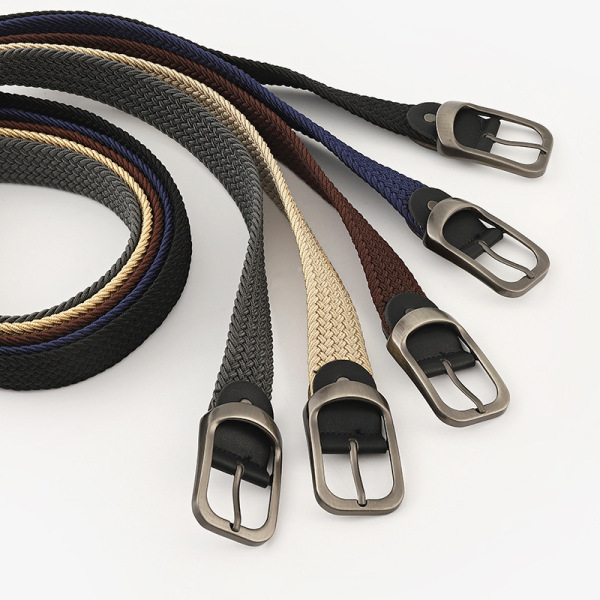 Braided Belt with Day Buckle