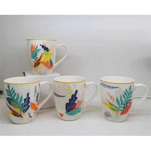 350ml Flower Ceramic Mug