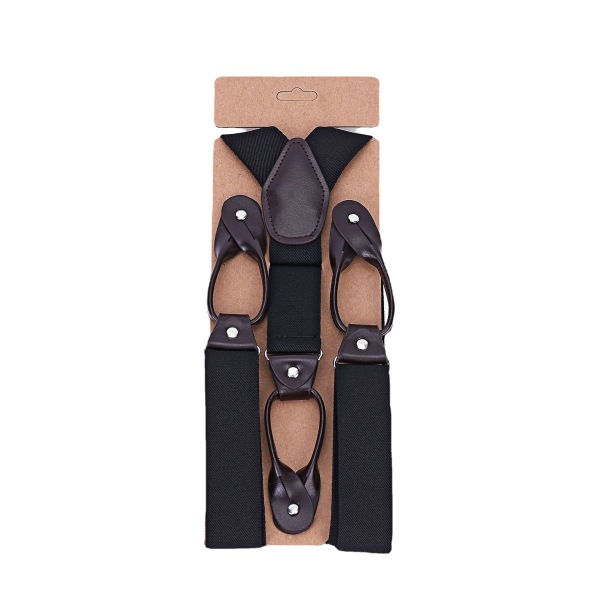 Unisex Triangle 6 Clip Stretch Belt