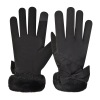 Velvet insulated touch screen gloves, waterproof and anti slip gloves,Women,Uni size,100% polyester fiber【Packaging without Words】_201572291