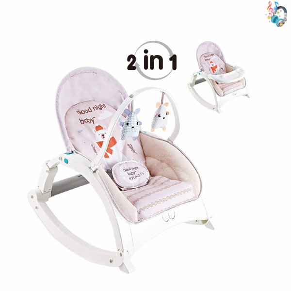 2-in-1 baby dining chair rocking chair