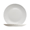 White jade glass ceramic flat plate 【 10.5 inches 】,one colour only,Ceramics【Packaging without Words】_P03099886_2_m