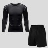 Tights Athletic Bottom Quick Dry Set,100% polyester fiber,Men,S-XXXL,Set【Packaging without Words】_201634625