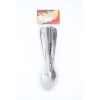 Stainless Steel Plaid Patterned Large Serving Spoon,one colour only,Metal【English Packaging】_P02693323_9_m