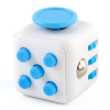 Decompression Rubik's Cube Pure White Blue Dots,Plastic【Chinese Packaging】_201847856