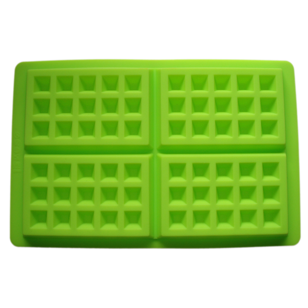 4 grid waffle cake molds (randomly mixed colors)