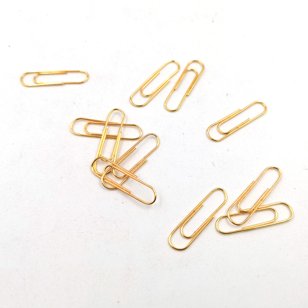 Golden paper clip