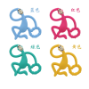 Ring Fawn Baby Teething Silicone Teether [6.5*1.2*9.6CM,Mix color,Silica gel【Packaging without Words】_P02886832_8_m