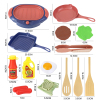 Cutlery set Cute Version Solid color Plastic【English Packaging】_P02328717_5_m