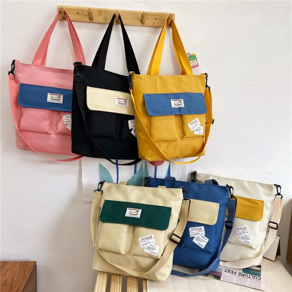 Multifunctional Pocket Colorblock Handbag Crossbody