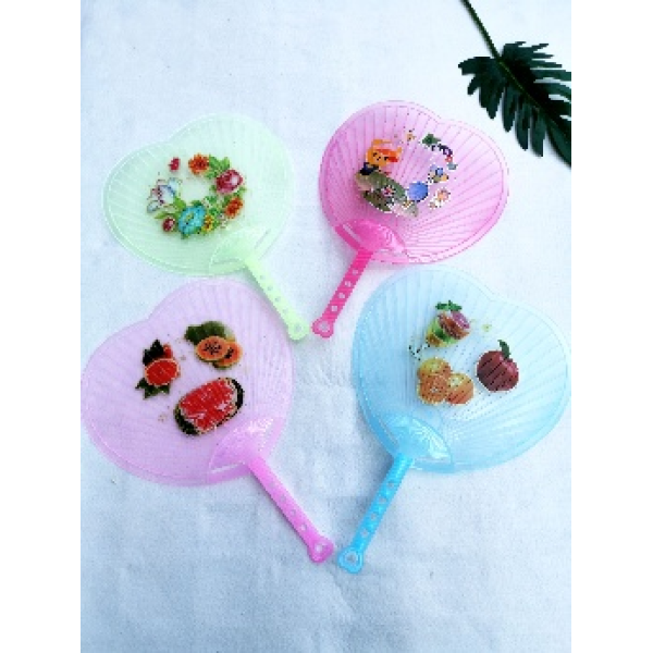 10pc35 * 24.5cm plastic fan Mix color Plastic【Packaging without Words】_201486786_hd