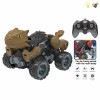 DIY Disassembly Dinosaur Spray Car with USB Cable,Remote Control,2.4GHZ,4 directions,Lights,Remote controller excludes batteries,toy includes batteries,Non-transparent wheels,Plastic【English Packaging】_P02969166_15_m