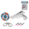 gun set Soft bullet Pistol
 Galvanization With target Plastic【English Packaging】_200859141