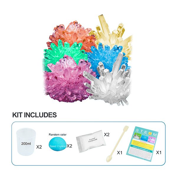 Scientific Experiment on Crystal Planting and Growth (2 Crystals)