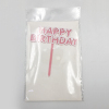 21*13cm Cake Plug,Happy Birthday,Plastic【English Packaging】_200721181