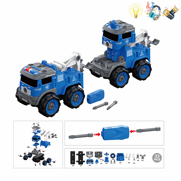 take-apart truck set