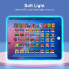 English ABC Teaching Letter Word Story Song Toy Learning Machine Electric Ipad Color screen Lights Sound Music English language IC Study Story one colour only Plastic【English Packaging】_P01943431_6_m