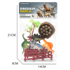 2 Styles 4 (pcs) Solid Dinosaur+Bird Nest Fossil Set,Plastic【English Packaging】_P03028353_5_m