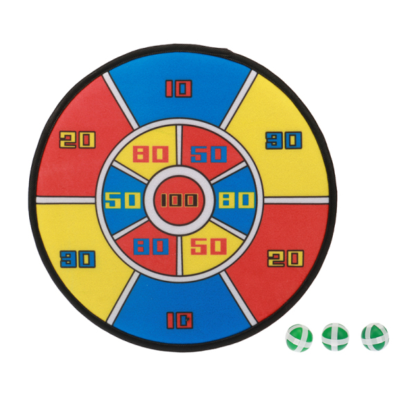 36cm тканевая липкая мишень с 3 шариками