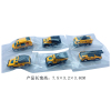 6 Style Zinc Alloy City Engineering Vehicle,Slide/taxiing,1:64,Spray painting,Metal【Packaging without Words】_201566341