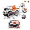 ambulance Inertia Lights Sound IC without language With battery Non-transparent wheels Rescue Plastic【English Packaging】_200485684