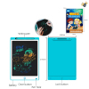 Blue 8.5 inch color screen LCD writing board with screen lock Fluorescent screen With battery One side WordPad Plastic【English Packaging】_201161821