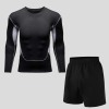 Tights Athletic Bottom Quick Dry Set,100% polyester fiber,Men,S-XXXL,Set【Packaging without Words】_201634626